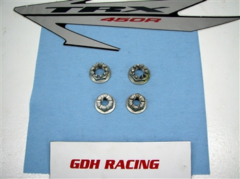 thumbnail interactive-video image 1 of Genuine Honda Axle Lock Nut Assembly - ATC TRX 250R 250X 300EX 350X 400EX 450R 1 of 3